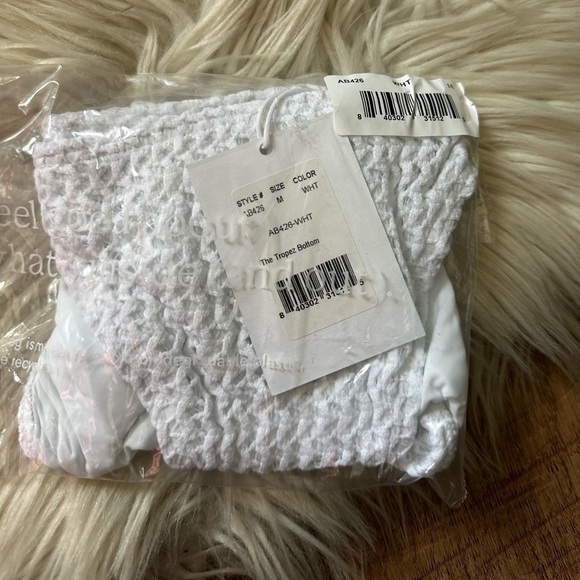 ANDIE The Tropez Crochet Bottom In White - Picture 5 of 5